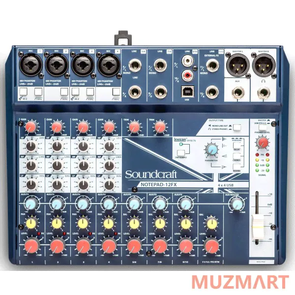 Soundcraft Notepad-12FX Аналоговый микшерный пульт