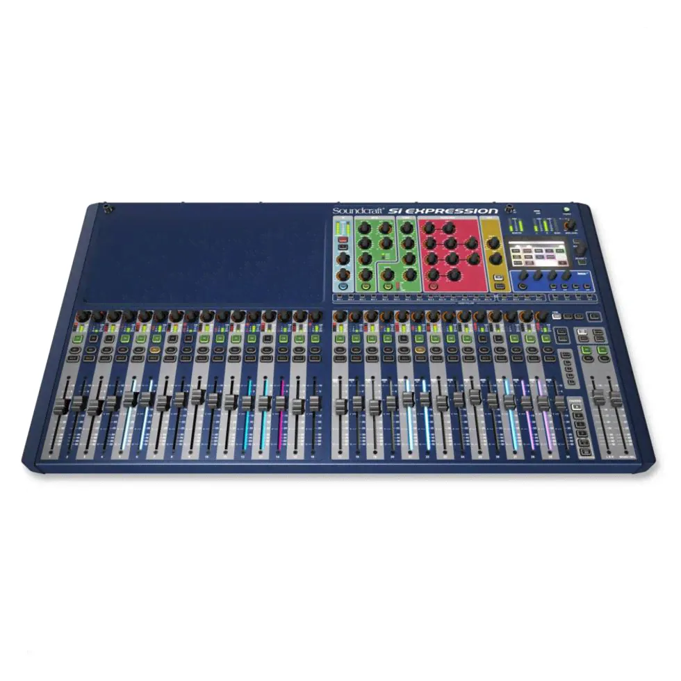Soundcraft Si Expression 3 цифровой микшер, 32 мик/лин XLR входа, 16 XLR выходов, 30 фэйдеров в одном слое