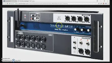 Soundcraft UI16 UI12 UI18 Mixing interface quick intro ( digital desk with DBX Pre's Lexicon FX)