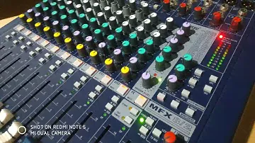 Test Mixer soundcraft mfx 8/2
