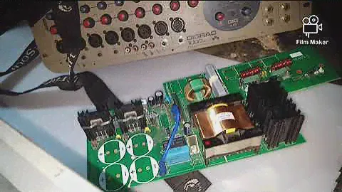 consula de audio amplificada reparacion