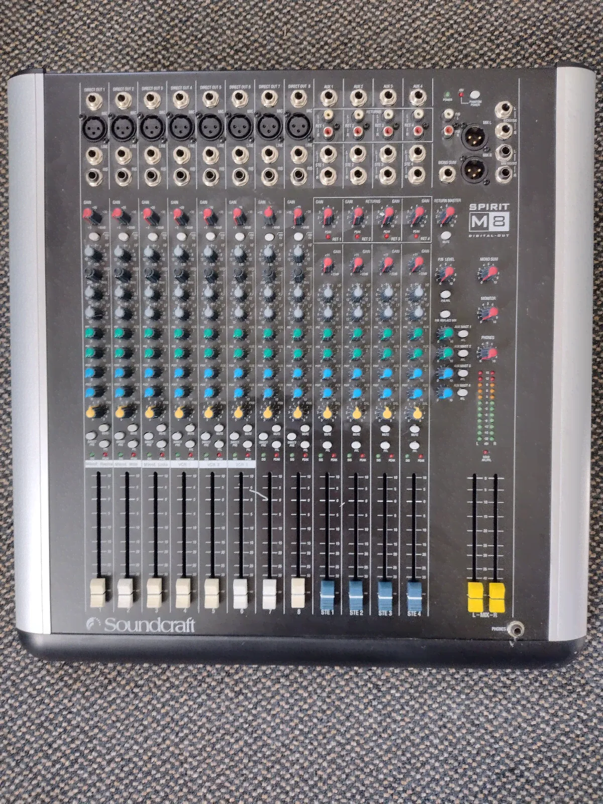 Soundcraft Spirit M8 Mixer Mischpult-0