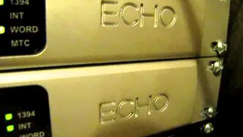 Soundcraft LX7 II 32 and two echo audio fire 12