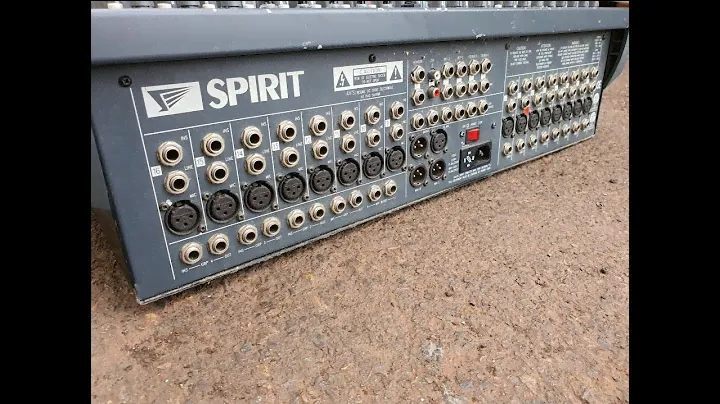 mixer soundcraft spirit lx7 england