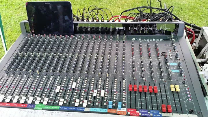 Soundcraft Spirit 8 (16/8/2) Восстановление микшерной консоли — очистка, ремонт и восстановление (самовывоз на eBay)