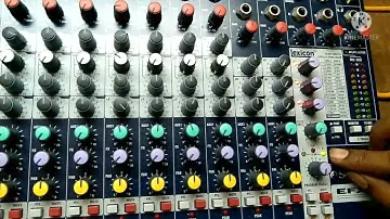 Soundcraft EFX12 echo set testing(hindi video)