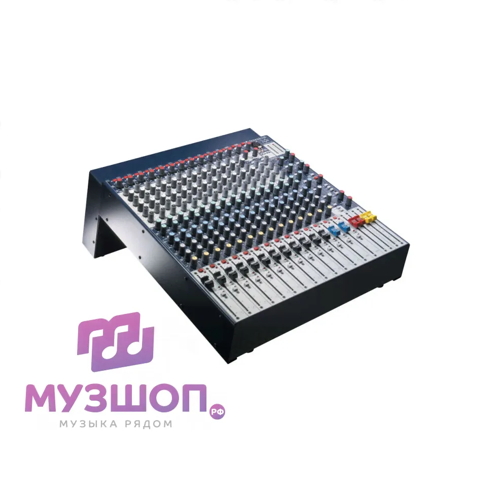 Soundcraft GB2R-12 микшер рэковый 12 моно, 2 стерео, 6 Aux, 2 подгруппы. TRS директ-выходы