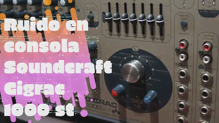 Problema de ruido en consola amplificada -Soundcraft Gigrac 1000 st.