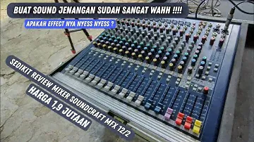 Mixer Soundcraft MFX 12/2 Chanell Harga 1,9 Jutaan