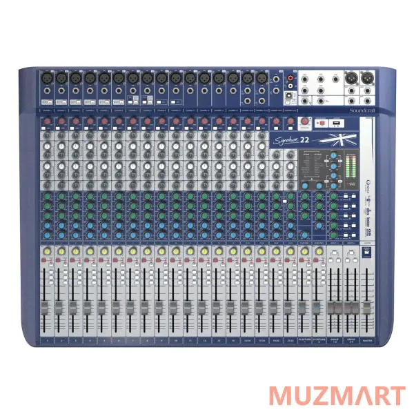 Soundcraft Signature 22 Аналоговый 22-канальный микшер-0