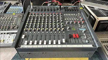 Mixer soundcraf spirit power station hàng bãi xịn Anh Quốc có Equalizer có efects có công suất