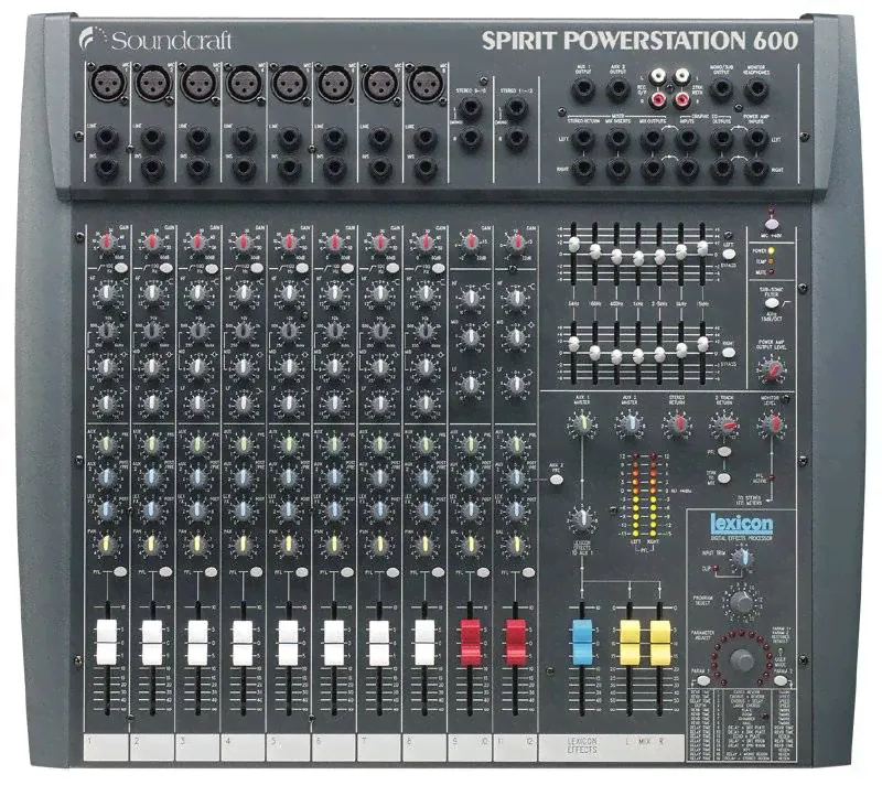 МИКШЕРНЫЙ УСИЛИТЕЛЬ SOUNDCRAFT SPIRIT POWERSTATION 600