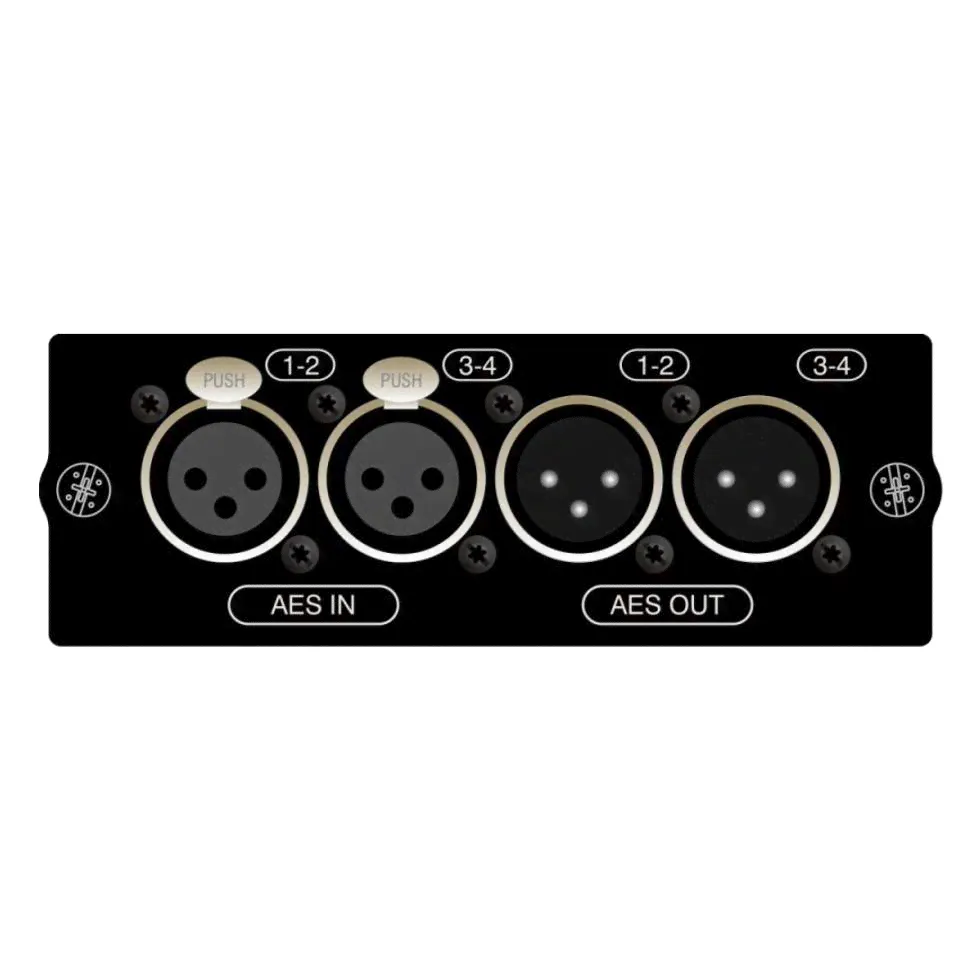 Soundcraft SiO AES/EBU 4+4 опциональная карта Si серии. 4 AES входа, 4 AES выхода