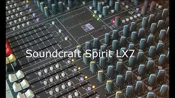 Soundcraft LX7 Demo