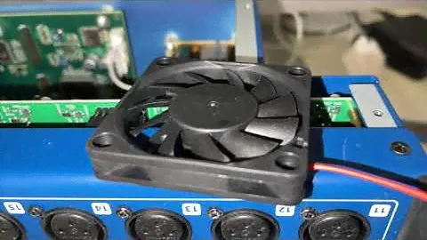 Installing a Fan on the Soundcraft Ui24R.