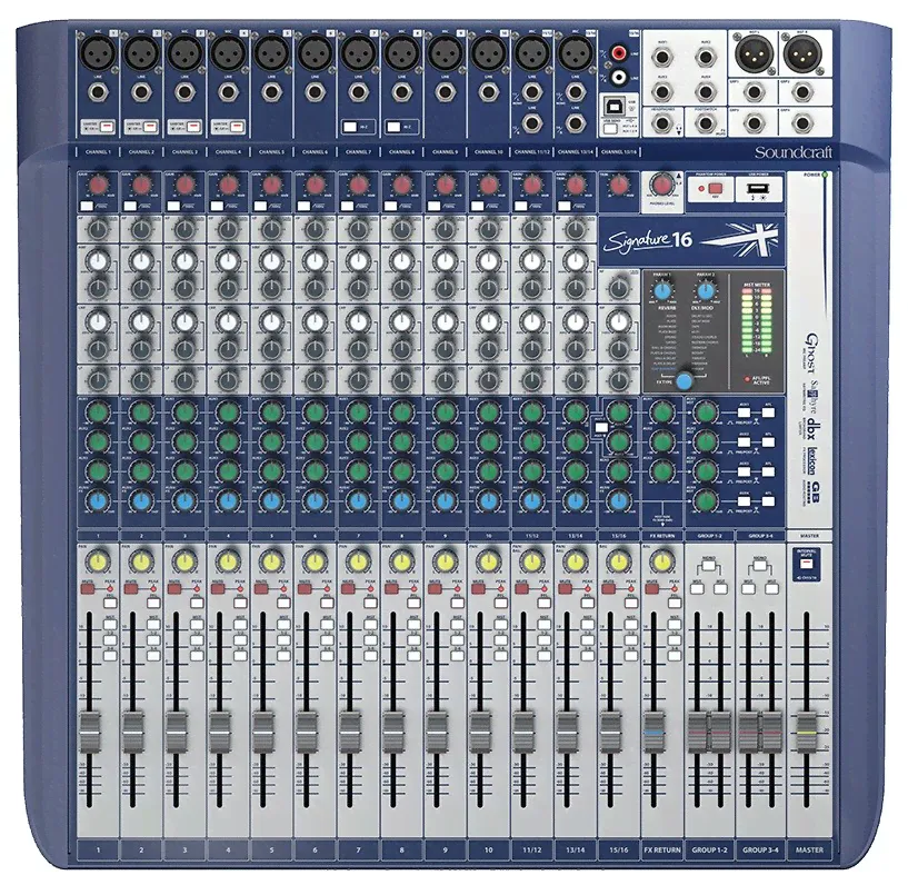 Аналоговый микшер Soundcraft Signature 16