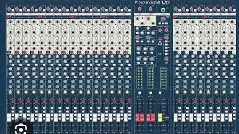 How to use Soundcraft Lx7 Analog Mixer/Soundcraft Lx7ii 24channel sound mixer training in Bangla