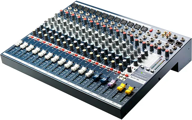 SOUNDCRAFT EFX12 - микшер 12 моно, 2 стерео, 2 Aux. процессор эффектов Lexicon. 32 пресета,-0