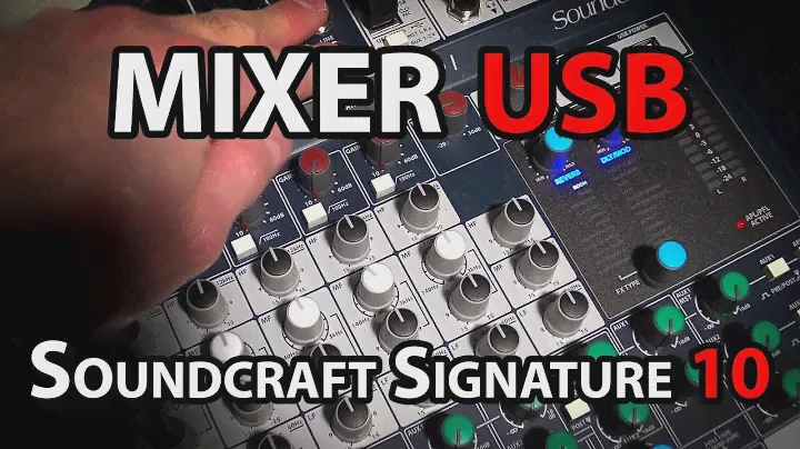 I Mixer Analogici USB - Soundcraft Signature 10 - Nicchia Ritmica