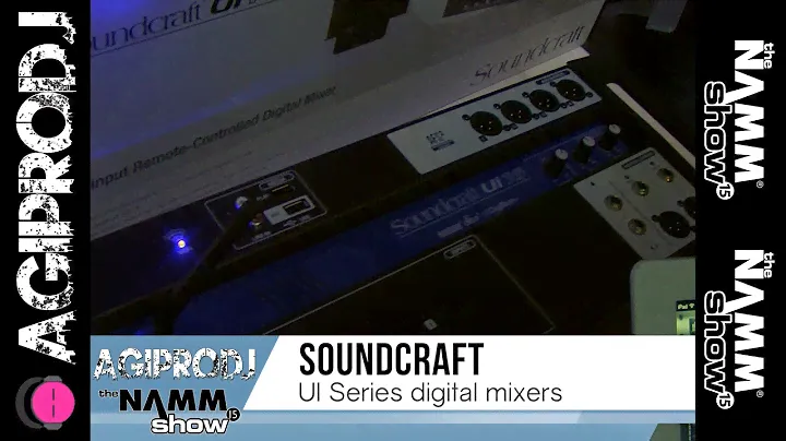 Soundcraft Ui12 & Ui16 Remote Controlled Digital Mixer w/wi-fi | NAMM 2015 - agiprodj