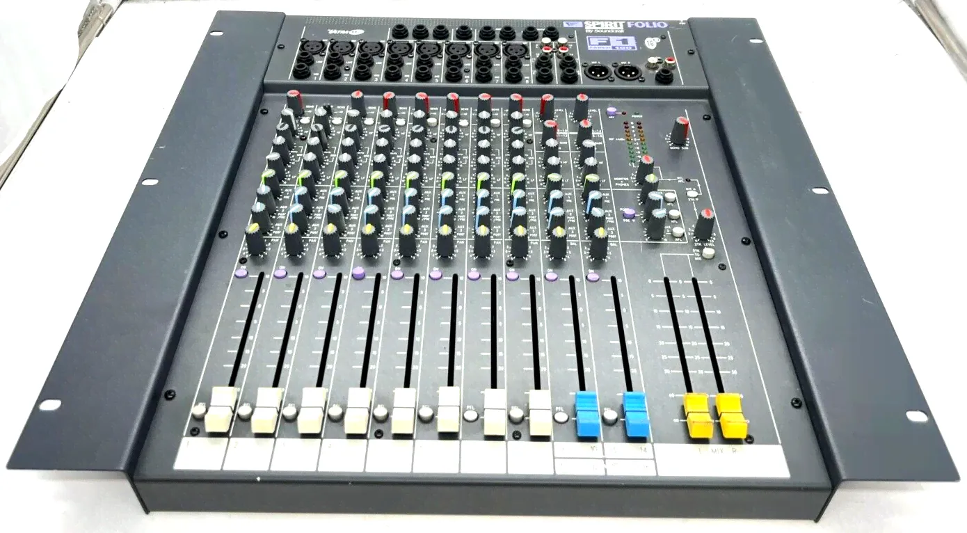 Soundcraft Spirit Folio F1 FADER 100 Mixer-0
