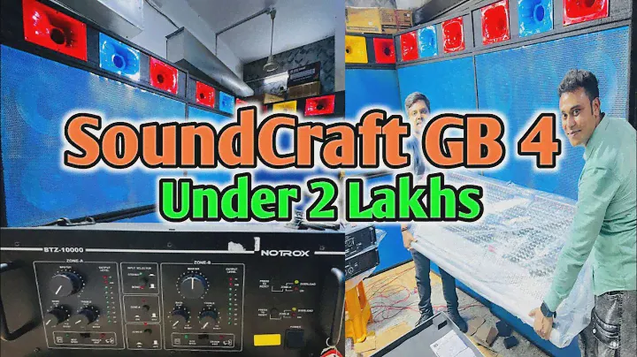 SoundCraft GB4 Unboxing In DMK || Best Dj JBL Mixer Market In Kolkata || Kolkata Dj Market
