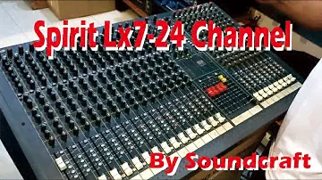 Soundcraft Spirit LX7-24...Original Kondisi Normal