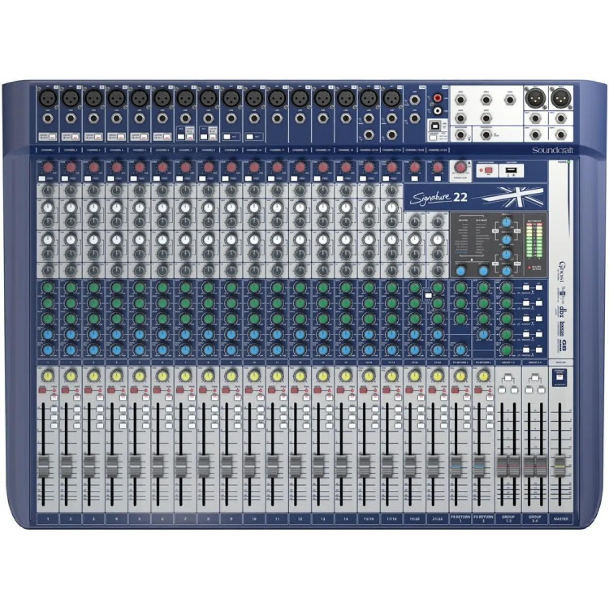 Soundcraft Signature 22 22-канальный аналоговый микшер-0