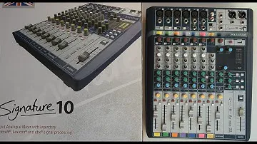 Mesa de mezclas I Soundcraft: Signature 10 I Proyecto Sonoro Educativo #ONDANASSAU
